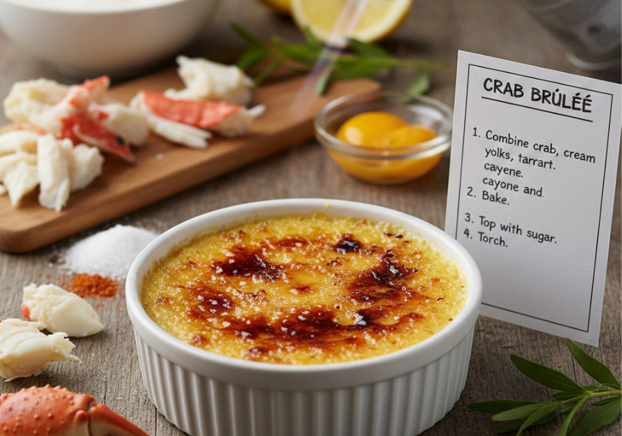 crab brulee recipe
